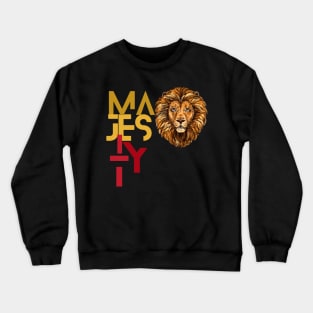 majestic lion Crewneck Sweatshirt